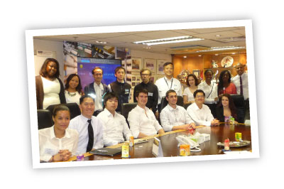 Dr. Paul Gandel and Syracuse University Group Visit Oriental Logistics